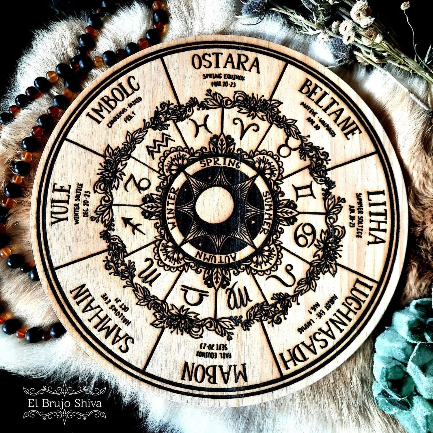 Plato la Rueda del Año