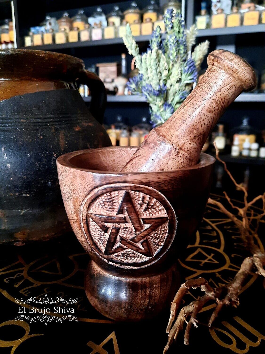 Mortero Pentagrama