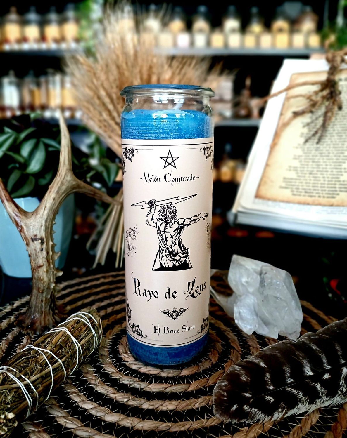 Velón rayo de Zeus