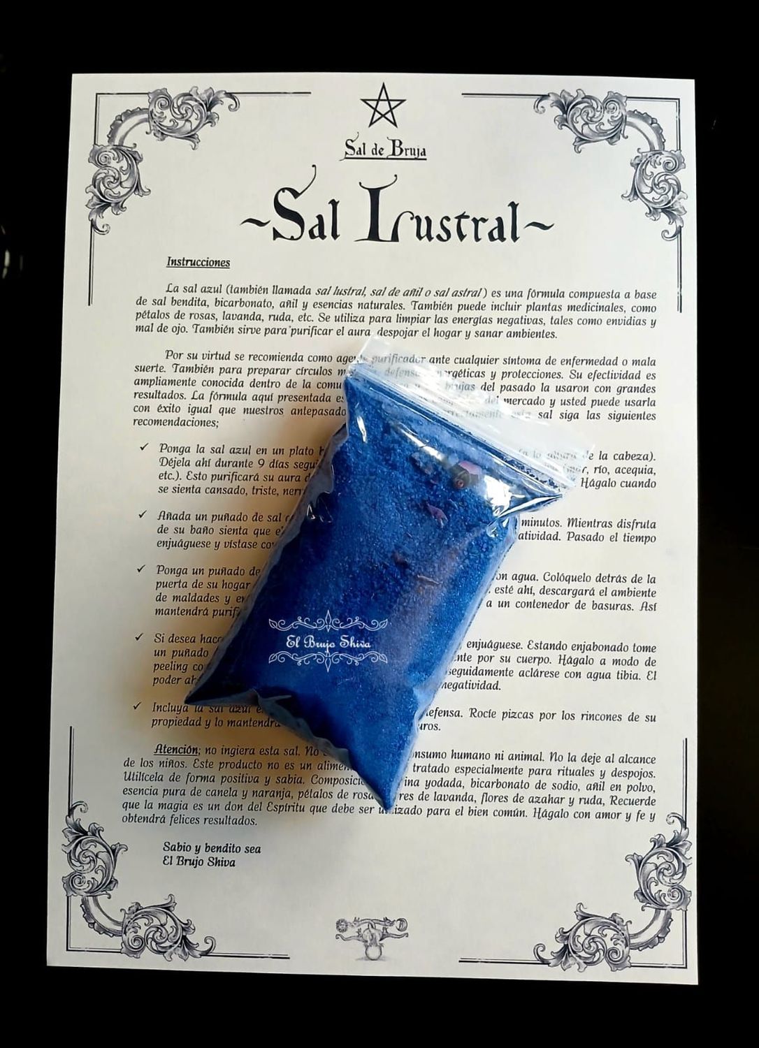 Sal Lustral (sal azul)
