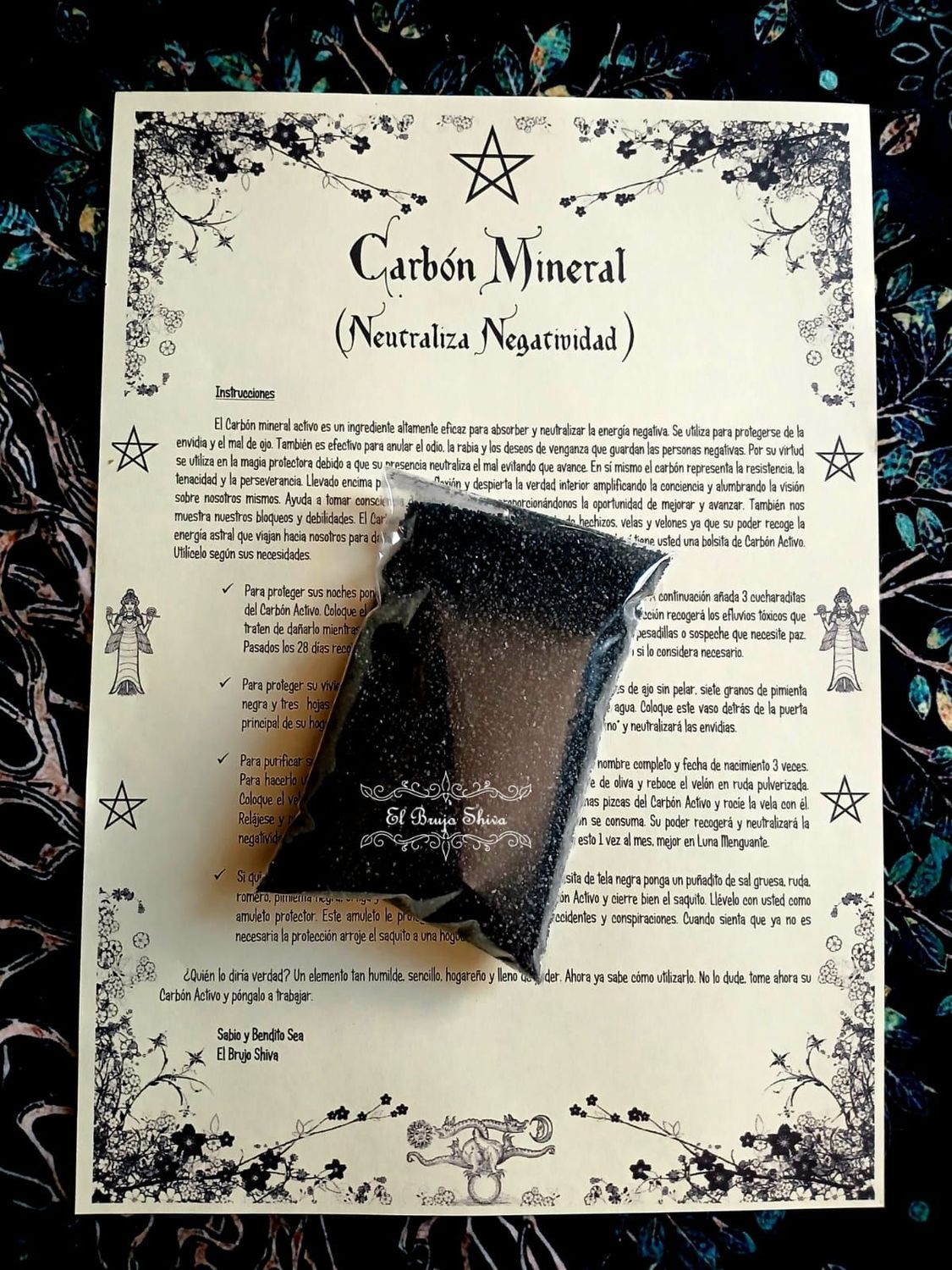 Carbón mineral (antracita)