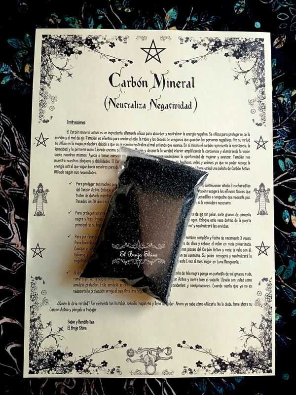 Carbón mineral (antracita)