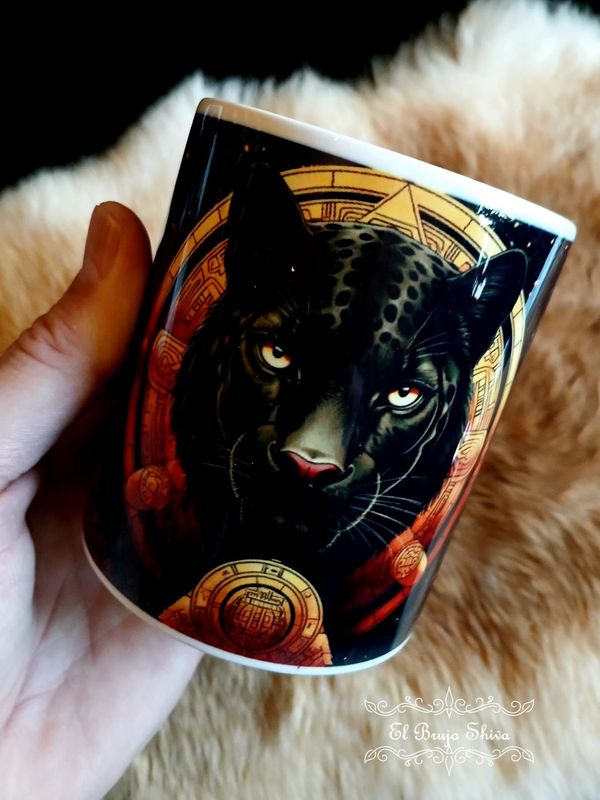 Taza gato egipcio
