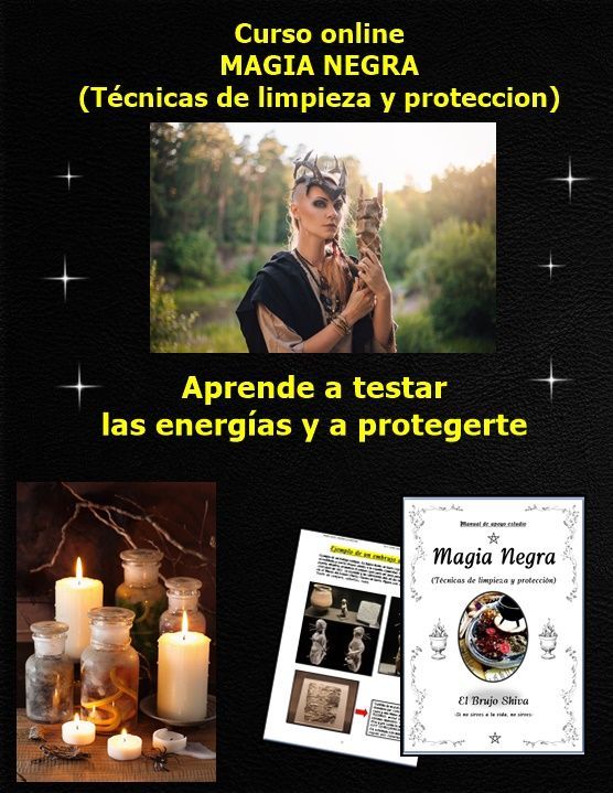 Curso de Magia Negra (Limpieza y protección) Curso de Magia Negra (Limpieza y protección)