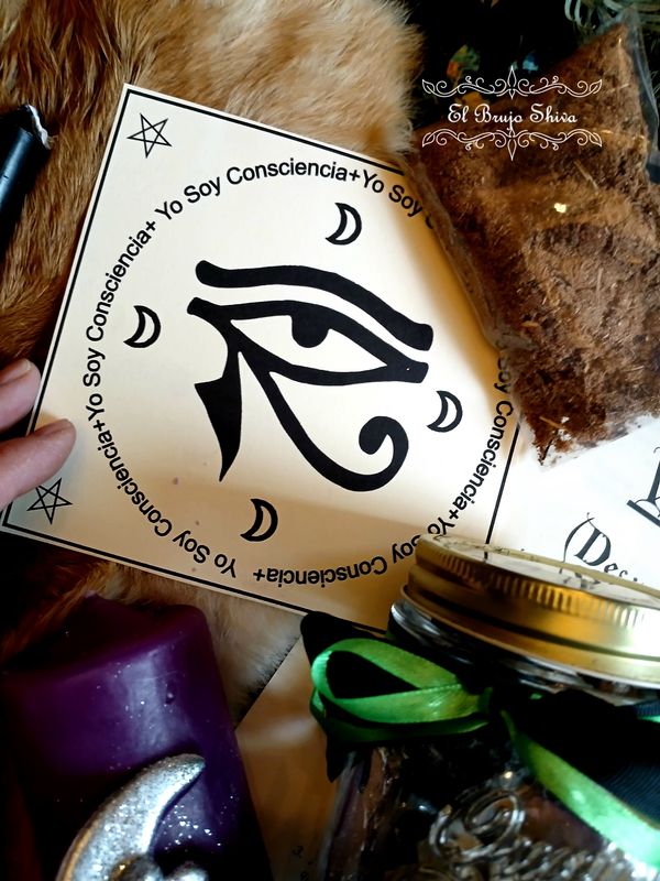 Botella visión astral (enterrada y ofrendada)