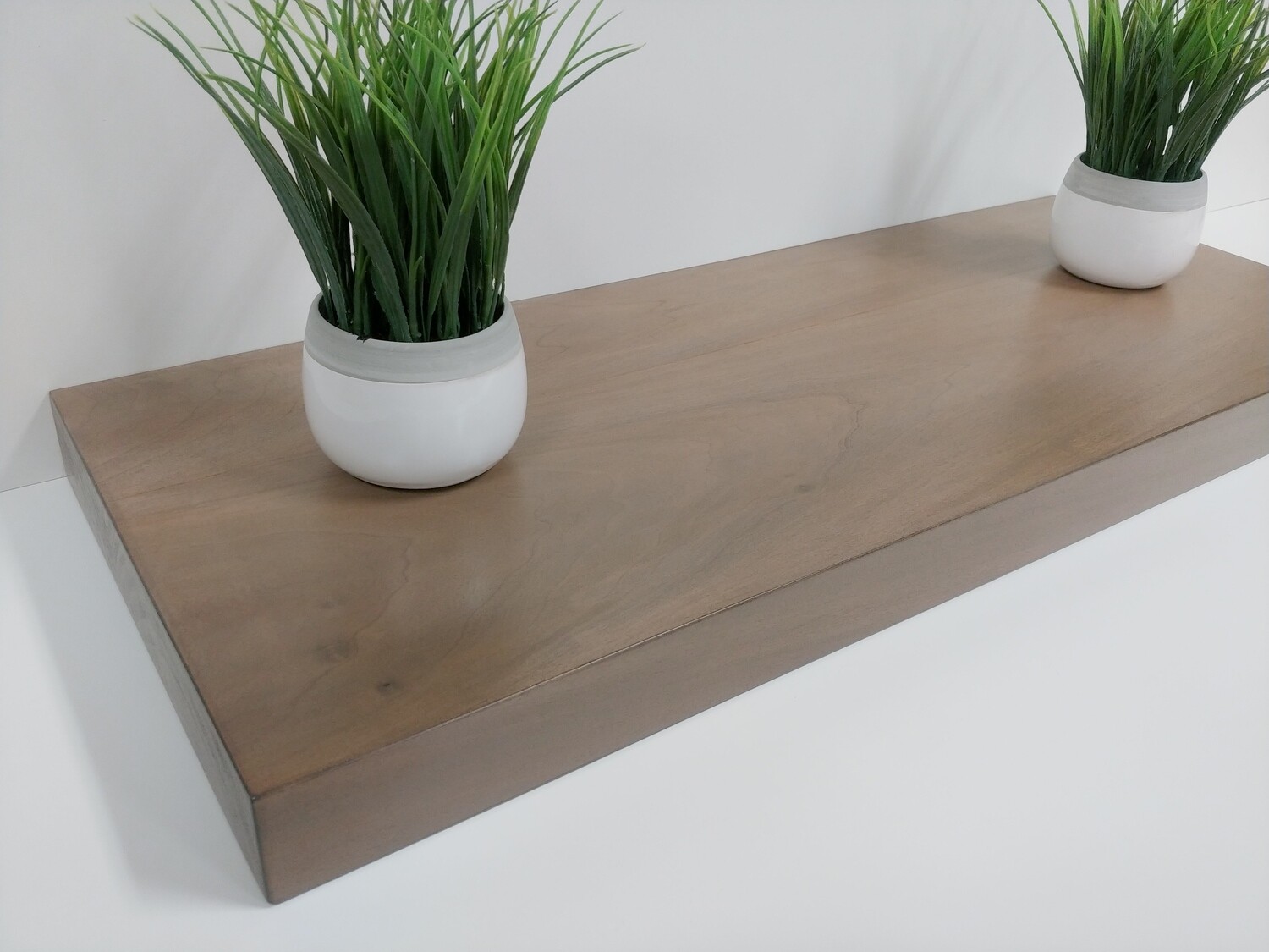 Colonial Maple Floating Shelf, Hidden Bracket