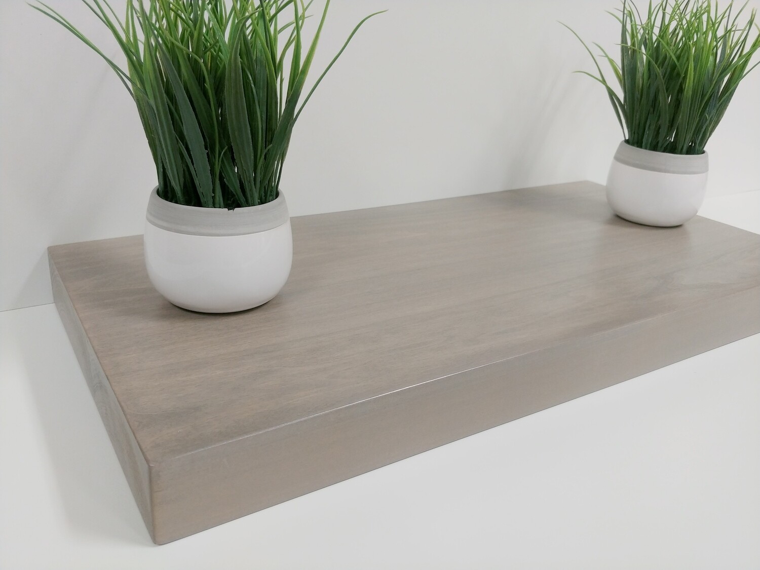 Driftwood Floating Shelf, 100% solid wood, includes Hidden Bracket