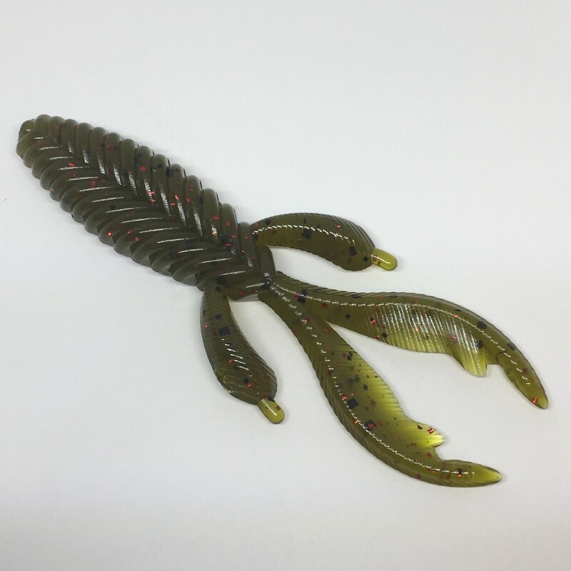 PNW BEAVER - GREEN PUMPKIN RED FLAKE