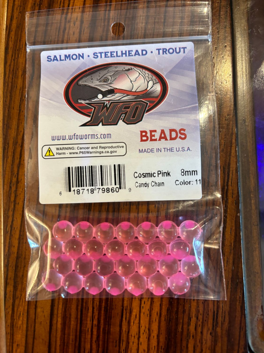 Bead - Cosmic Pink, Size: 8mm, 4 chain, 28 bead pack. Original