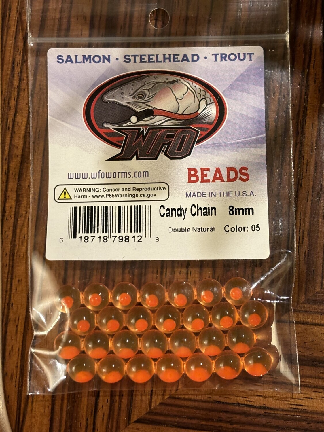 Bead - Double Natural, Size: 8mm, 4 chain, 28 bead pack. Original