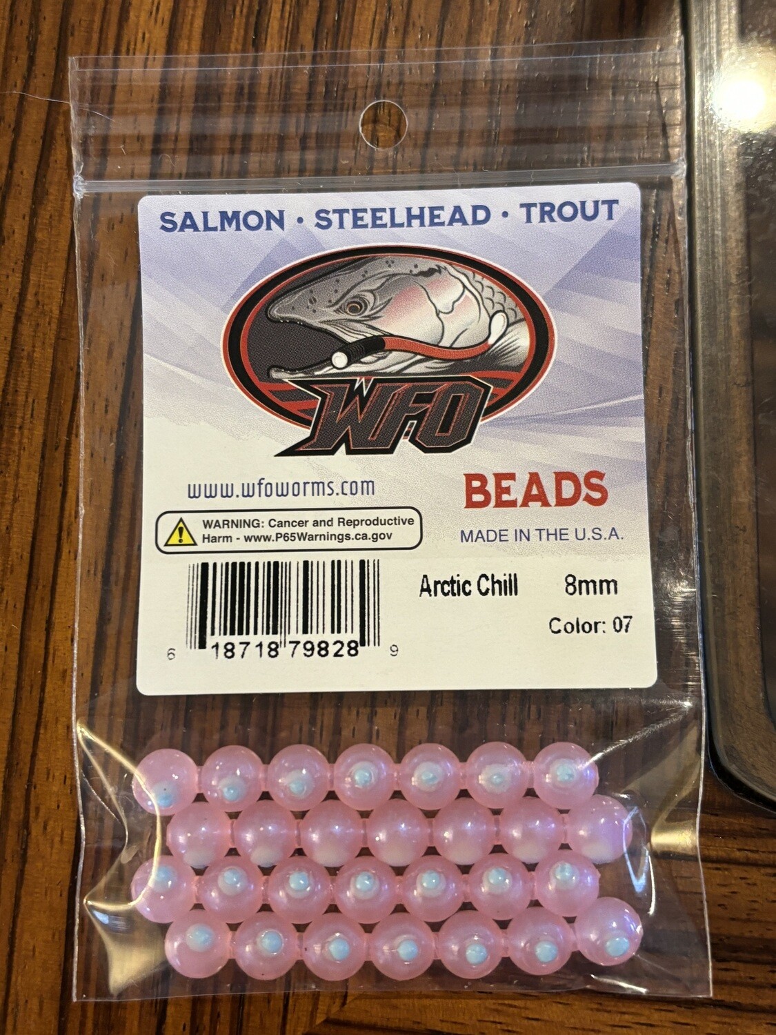 Bead - Arctic Chill, Size: 8mm, 4 chain, 28 bead pack. Original