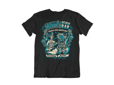 SANTI´S BEACH BAR 2014 T-SHIRT MAN BY SOLRAC