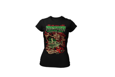 PSYCHOBILLY MEETING 2015 T-SHIRT WOMEN by SOLRAC