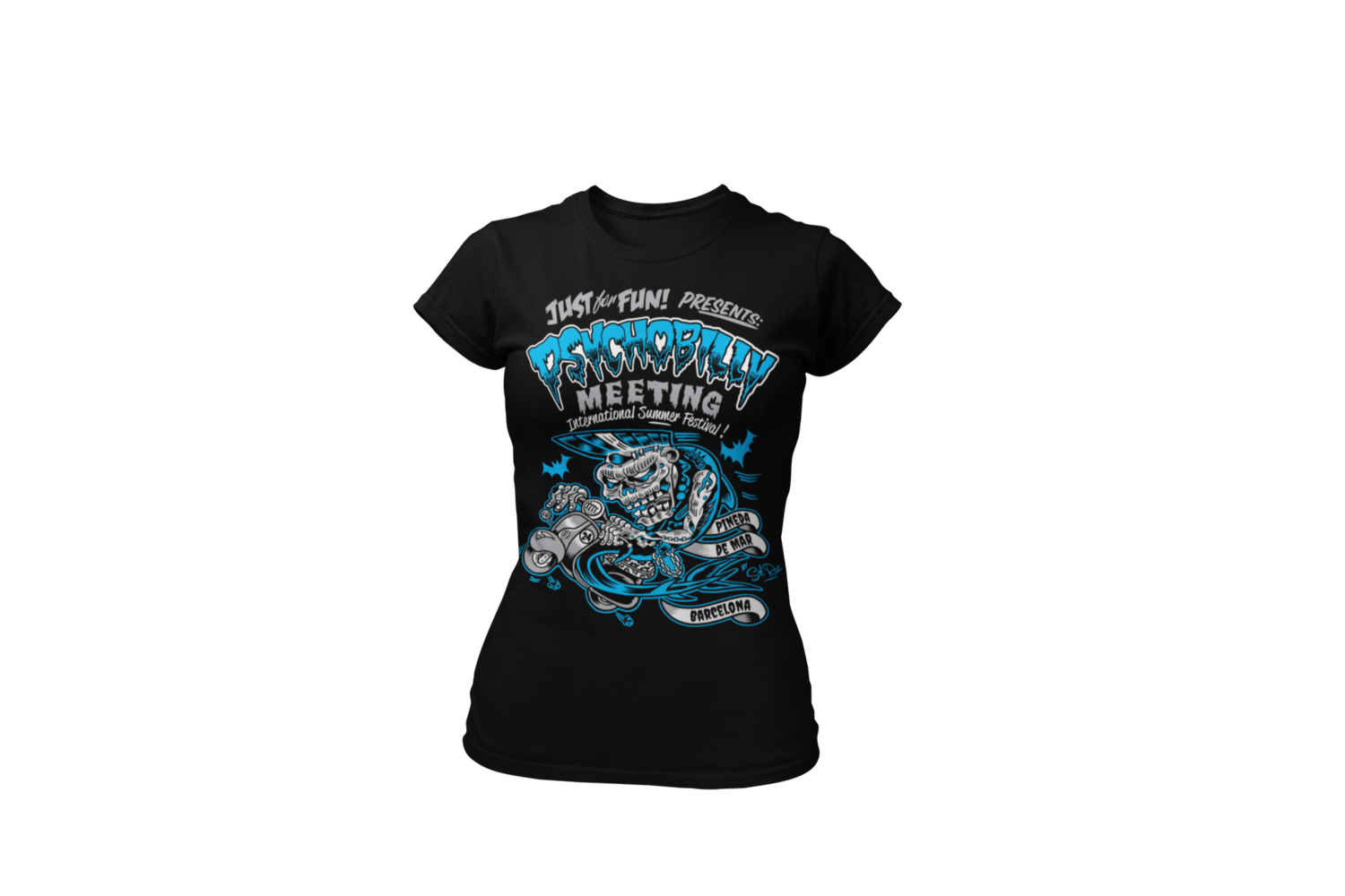 PSYCHOBILLY MEETING 2016 T-SHIRT WOMAN BY SOLRAC