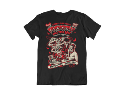 PSYCHOBILLY MEETING 2017 T-SHIRT MEN by SOLRAC