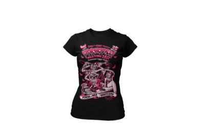 PSYCHOBILLY MEETING 2017 T-SHIRT WOMEN by SOLRAC