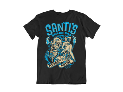 SANTI´S BEACH BAR 2019 T-SHIRT MAN BY SOLRAC