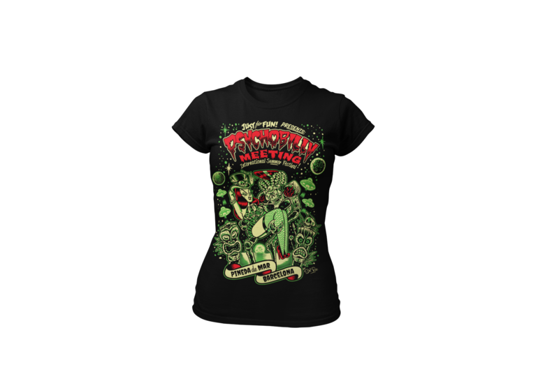 PSYCHOBILLY MEETING 2019 T-SHIRT WOMAN BY SOLRAC