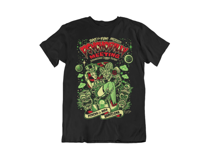 PSYCHOBILLY MEETING 2019 T-SHIRT BY SOLRAC