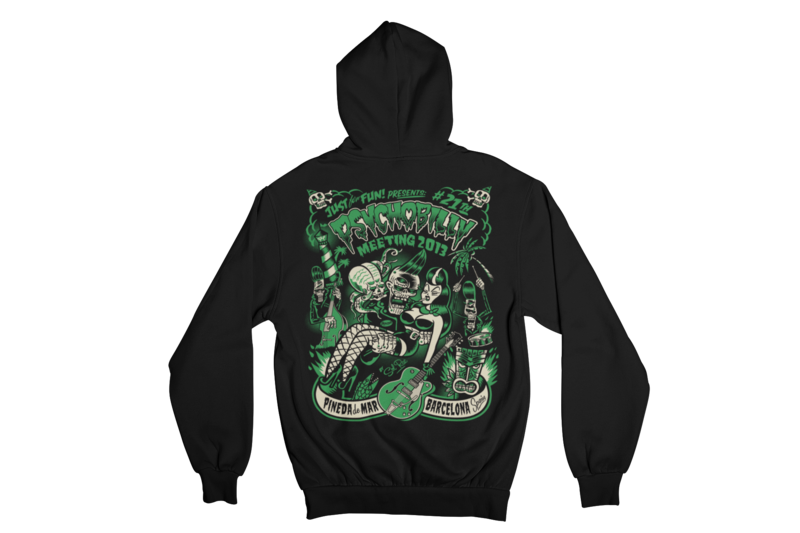 PSYCHOBILLY MEETING 2013 Hoodie ZIP by SOLRAC