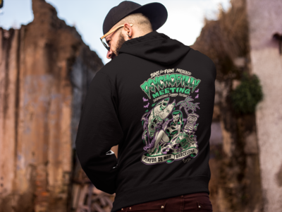 PSYCHOBILLY MEETING 2018 Hoodie ZIP by SOLRAC MEN