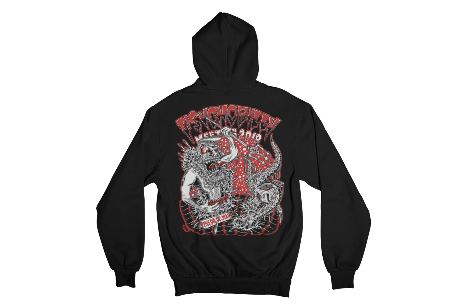 PSYCHOBILLY MEETING 2018 Hoodie ZIP by OLAFH MEN