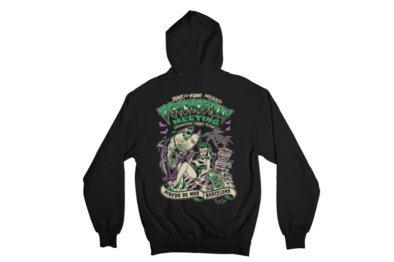 PSYCHOBILLY MEETING 2018 Hoodie Zip by SOLRAC