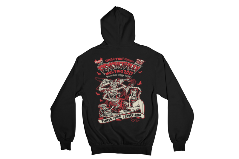 PSYCHOBILLY MEETING 2017 Hoodie ZIP by SOLRAC