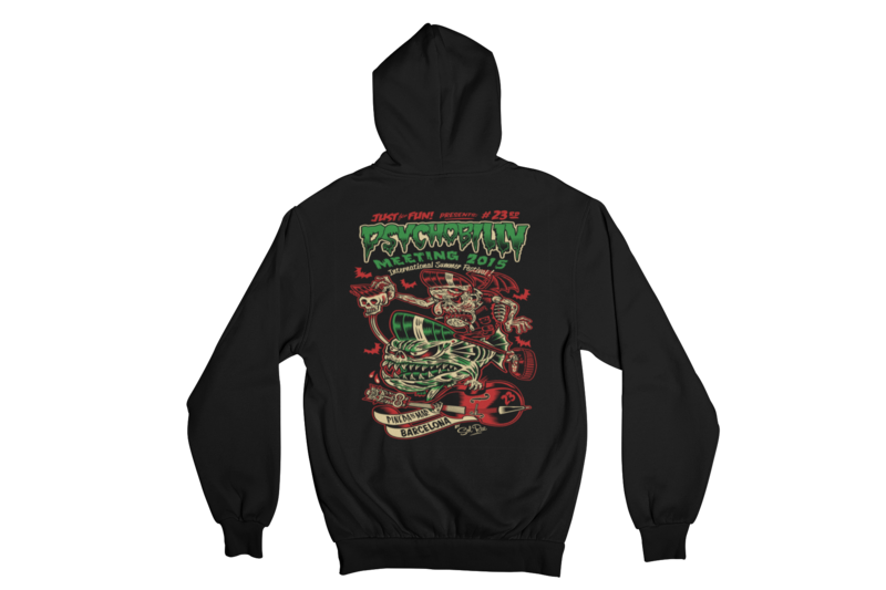 PSYCHOBILLY MEETING 2015 Hoodie ZIP by SOLRAC