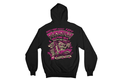 PSYCHOBILLY MEETING 2014 Hoodie ZIP by SOLRAC WOMAN