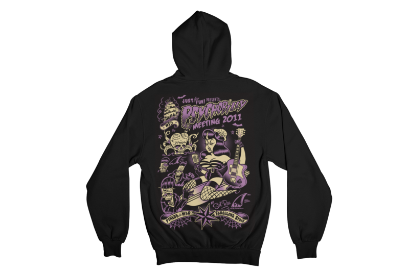 PSYCHOBILLY MEETING 2011 Hoodie ZIP by SOLRAC categoría