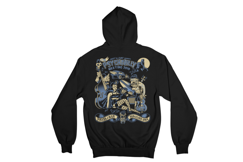 PSYCHOBILLY MEETING 2010 Hoodie ZIP by SOLRAC