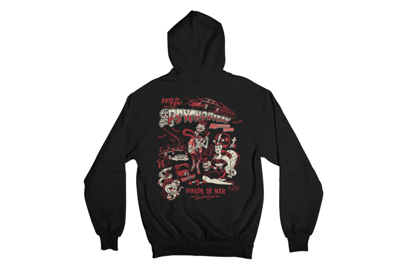 PSYCHOBILLY MEETING 2009 Hoodie ZIP by SOLRAC