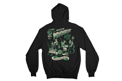PSYCHOBILLY MEETING 2008 Hoodie ZIP by SOLRAC WOMAN