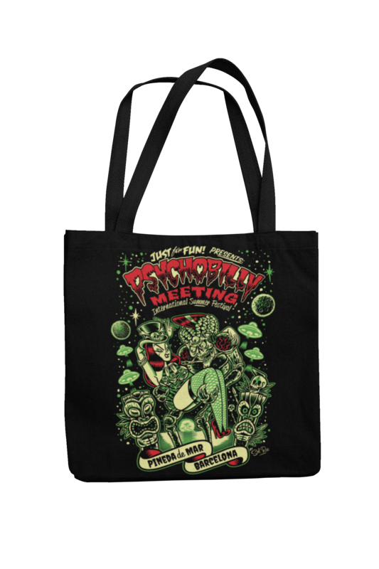 Cotton Bag Psychobilly meeting design by Solrac 2019
