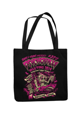 Cotton Bag Psychobilly meeting design by Solrac 2014