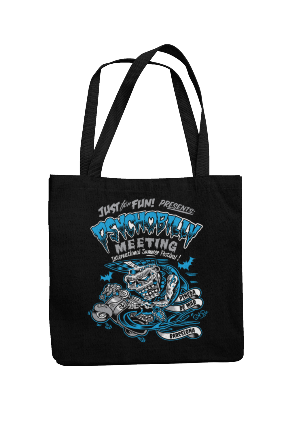 Cotton Bag Psychobilly meeting design by Solrac 2016