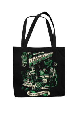 Cotton Bag Psychobilly meeting design by Solrac 2008