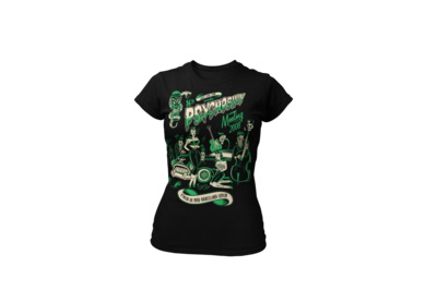 PSYCHOBILLY MEETING 2008 T-SHIRT WOMEN by SOLRAC