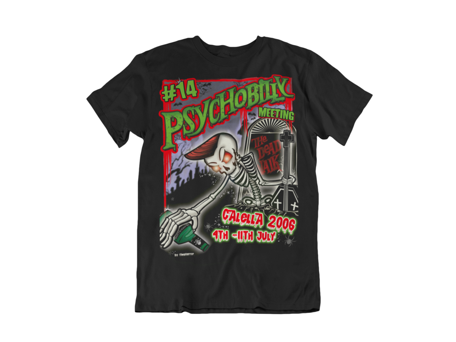 PSYCHOBILLY MEETING 2006 T-SHIRT MEN by THEO TERROR