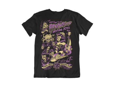 PSYCHOBILLY MEETING 2011 T-SHIRT MEN by SOLRAC