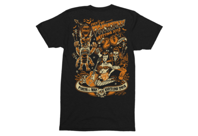 PSYCHOBILLY MEETING 2012 T-SHIRT MEN by SOLRAC