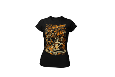 PSYCHOBILLY MEETING 2012 T-SHIRT WOMEN by SOLRAC