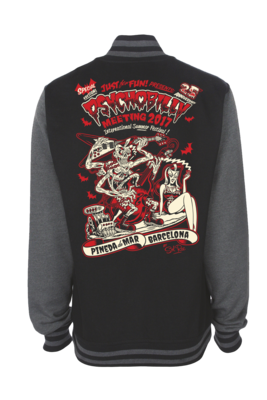 VARSITY PSYCHOBILLY MEETING 2017 UNISEX BY SOLRAC