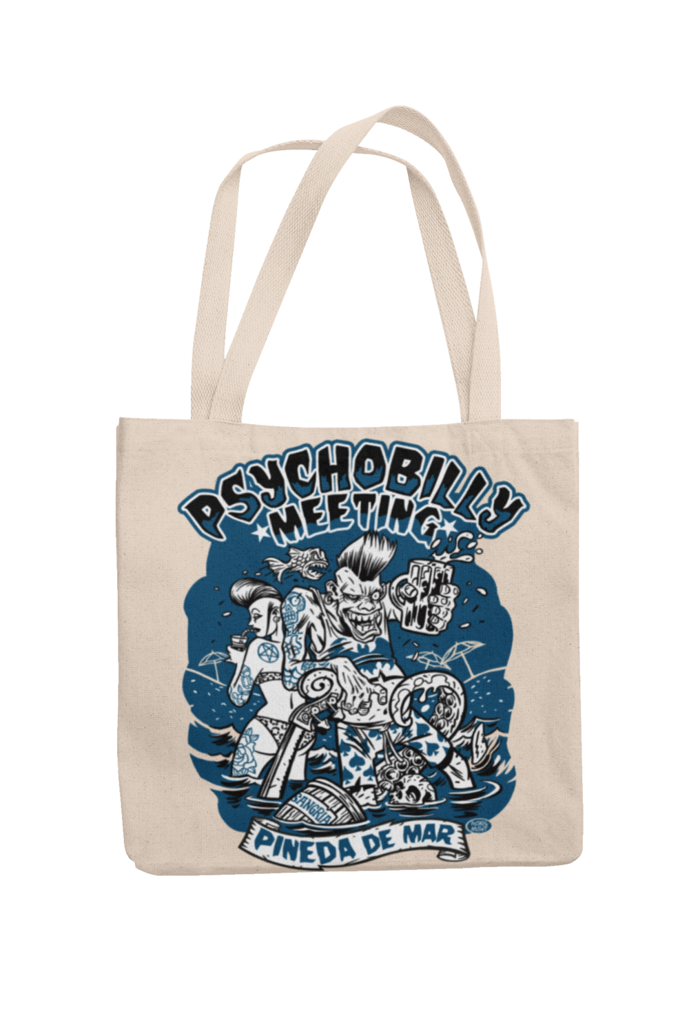 Cotton Bag Psychobilly meeting design by PASKAL 2019