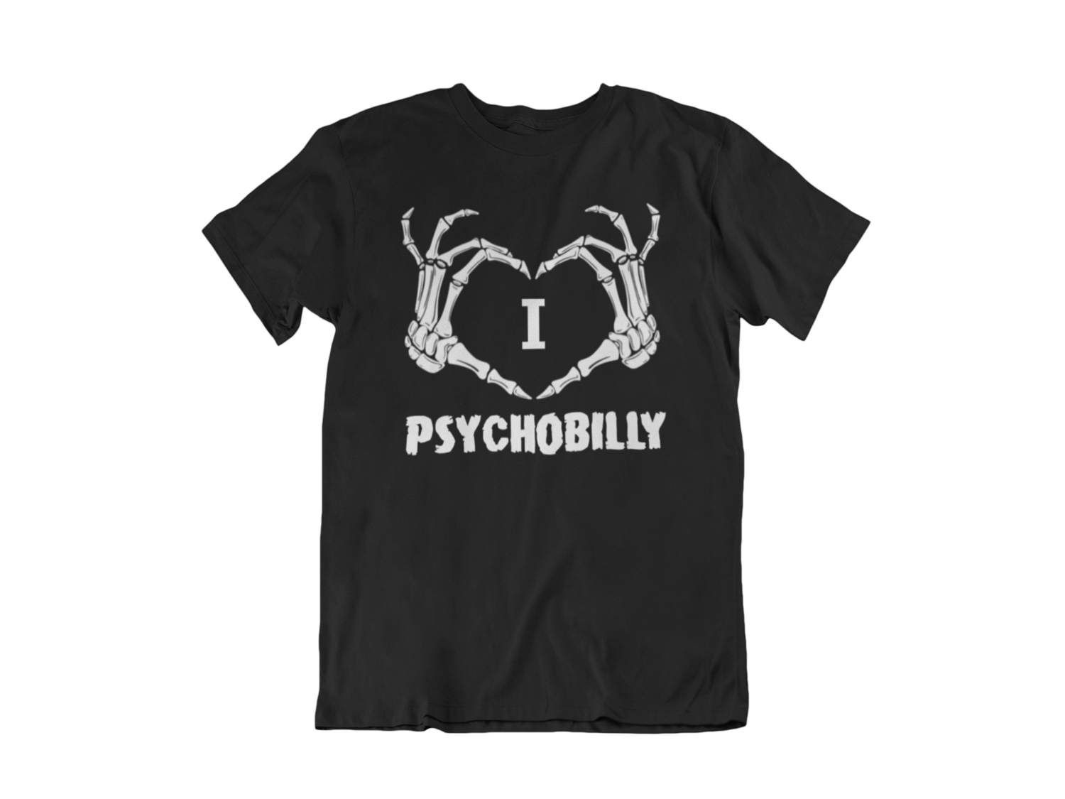 I LOVE PSYCHOBILLY T-SHIRT FOR MEN