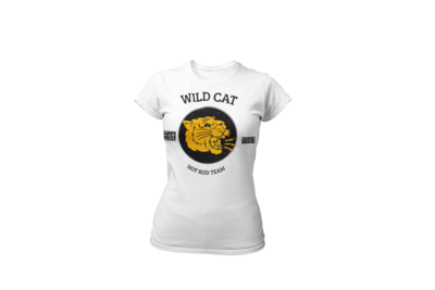 WILD CAT HOT ROD TEAM T-SHIRT FOR WOMEN