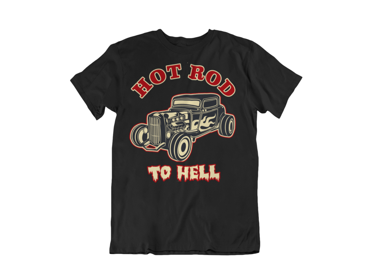 HOT ROD TO HELL T-SHIRT FOR MEN