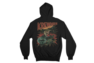KREWMEN  HOODIE ZIP for MEN by KING RAT DESIGN