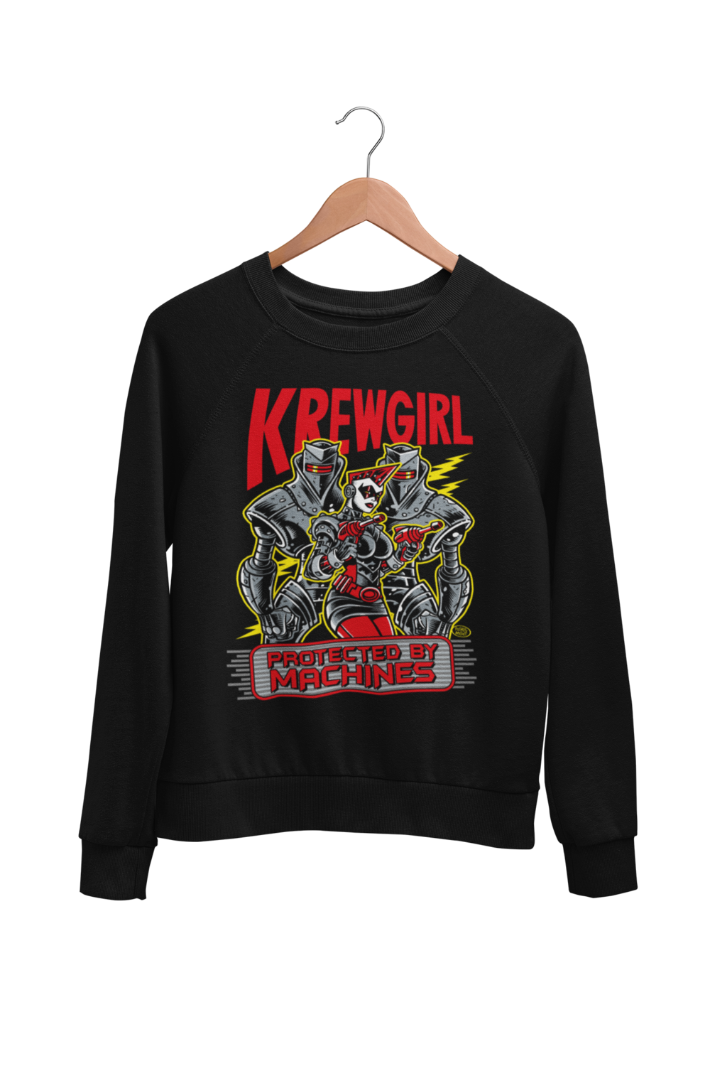 KREWGIRL SWEATSHIRT by PASKAL DESIGN UNISEX